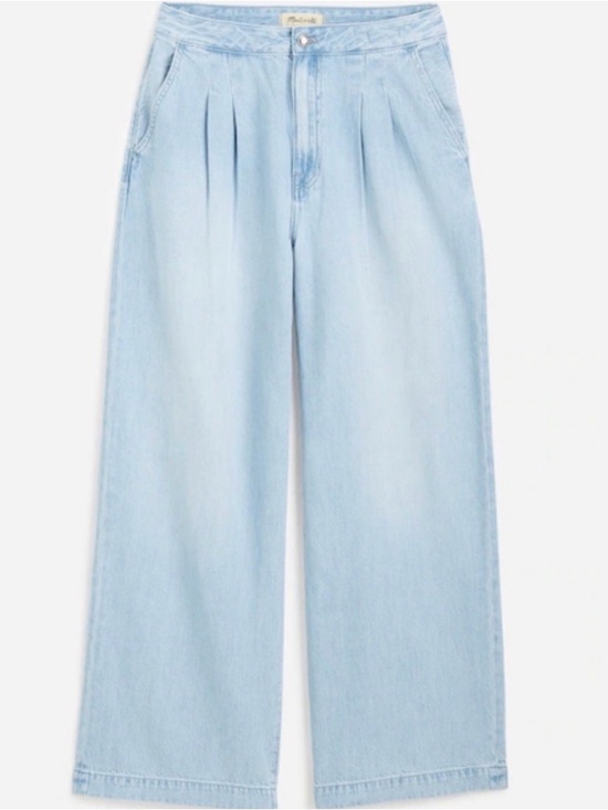 Madewell Denim - Madewell The Curvy Harlow Wide-Leg Trouser Jean Size 28 NWT